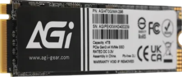 Твердотельный накопитель AGI AI298 4000 Gb (AGI4T0GIMAI298-CB)