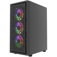 Компьютерный корпус Powercase Mistral EA16 TG FRGB Black (CMAEA16-L4)