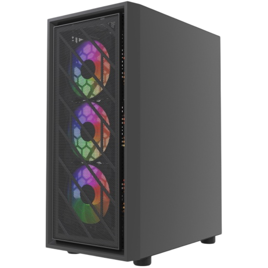 Компьютерный корпус Powercase Mistral EA16 TG FRGB Black (CMAEA16-L4)