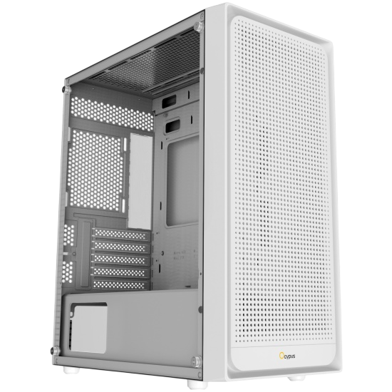 Компьютерный корпус Ocypus Gamma C50 WH TG White (Gamma-C50-WHG000XX-GL)