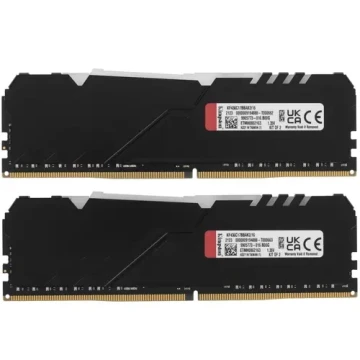 Оперативная память 16 Gb 3600 MHz Kingston FURY BEAST RGB Black (KF436C17BBAK2/16)