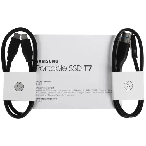 Внешний SSD Samsung 1 Tb T7 Grey MU-PC1T0T/WW
