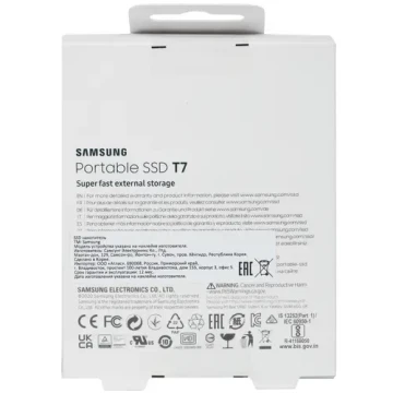 Внешний SSD Samsung 1 Tb T7 Grey MU-PC1T0T/WW