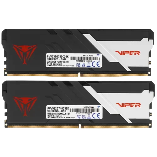 Оперативная память 32 Gb 7400 MHz PATRIOT VIPER VENOM (PVV532G740C36K)