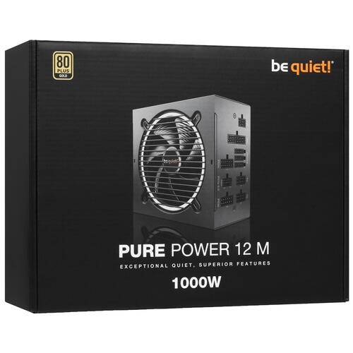 Блок питания Be Quiet! 1000W PURE POWER 12 M BN345 16 pin (PCIe 5.0 Connector Cable Details)