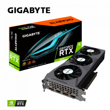 Видеокарта GIGABYTE (GV-N3070EAGLE OC-8GD) GeForce RTX 3070 8GB EAGLE OC