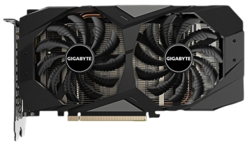 Видеокарта Gigabyte (GV-N1656WF2OC-4GD 3.0) GeForce GTX 1650 4GB D6 WINDFORCE OC