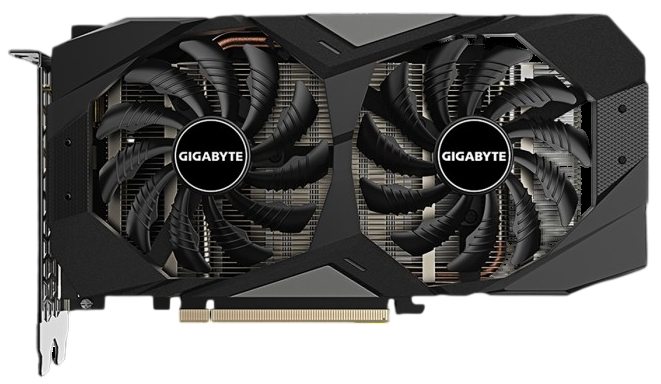 Видеокарта Gigabyte (GV-N1656WF2OC-4GD 3.0) GeForce GTX 1650 4GB D6 WINDFORCE OC