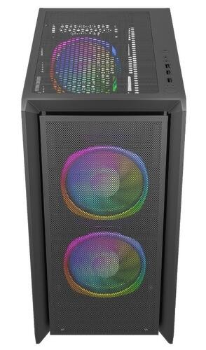 Компьютерный корпус Powercase ALISIO Micro Z3B TG ARGB Black CAMZB-A3