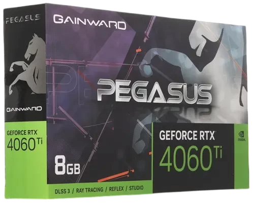 Видеокарта GAINWARD (NE6406T019P1-1060E) GeForce RTX 4060 Ti 8GB PEGASUS