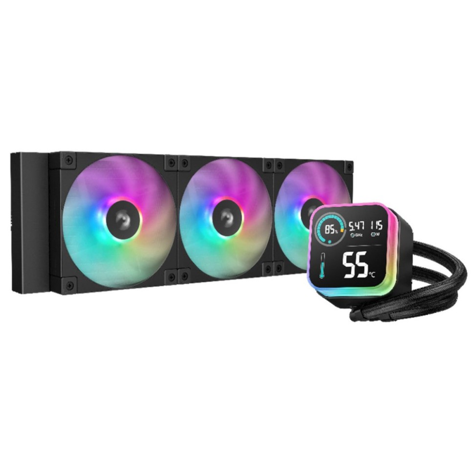 Система жидкостного охлаждения для процессора Deepcool LQ360 Black (R-LQ360-BKLSMW-G-1)