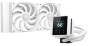 Система жидкостного охлаждения для процессора Deepcool MYSTIQUE 240 WH (R-LX240-WHDSNMP-G-1)