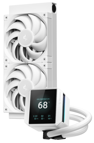 Система жидкостного охлаждения для процессора Deepcool MYSTIQUE 240 WH (R-LX240-WHDSNMP-G-1)