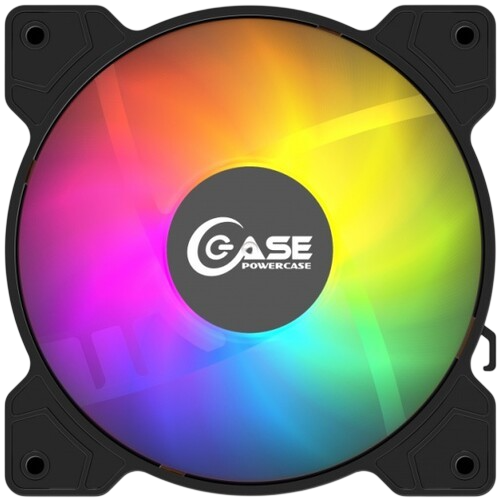 Вентилятор для корпуса Powercase (M2_6P) ARGB Black