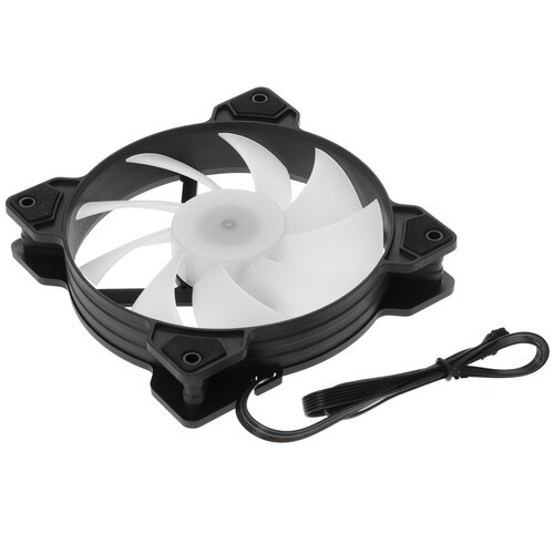 Вентилятор для корпуса Powercase (M2_6P) ARGB Black
