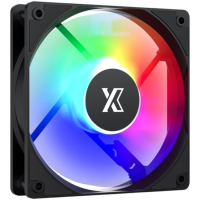 Вентилятор для корпуса XASTRA FC120B FRGB Black (FC120-1BF-SBP-GL)