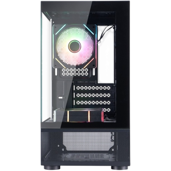 Компьютерный корпус 1STPLAYER MIKU Mi2-A ARGB Black (Mi2-A-BK-2FC7R-1FC7)