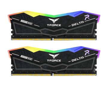 Оперативная память 32 Gb 6400 MHz Team Group T-FORCE DELTA RGB Black (FF3D532G6400HC38JDC01)