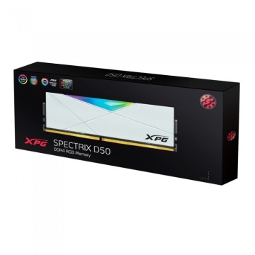 Оперативная память 16 Gb 3000 MHz ADATA XPG SPECTRIX D50 White RGB (AX4U300016G16A-SW50)