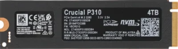 Твердотельный накопитель CRUCIAL 4000 Gb P310 (CT4000P310SSD8)