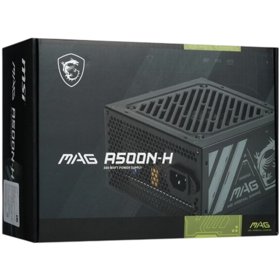 Блок питания MSI 500W MAG A500N-H (306-7ZPGX11-HH9)