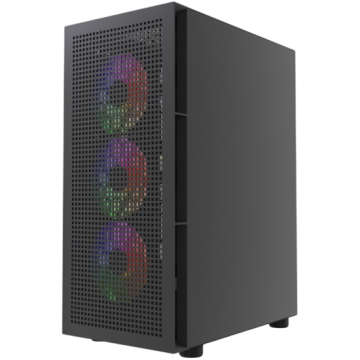 Компьютерный корпус Powercase Mistral EA17 TG ARGB Black (CMAEA17-A4)