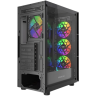 Компьютерный корпус Powercase Mistral EA17 TG ARGB Black (CMAEA17-A4)