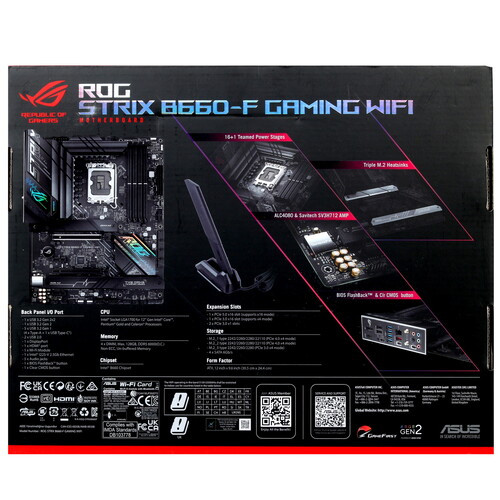Материнская плата ASUS ROG STRIX B660-F GAMING WIFI 90MB18R0-M0EAY0