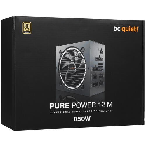 Блок питания Be Quiet! 850W PURE POWER 12 M BN344 16 pin (PCIe 5.0 Connector Cable Details)
