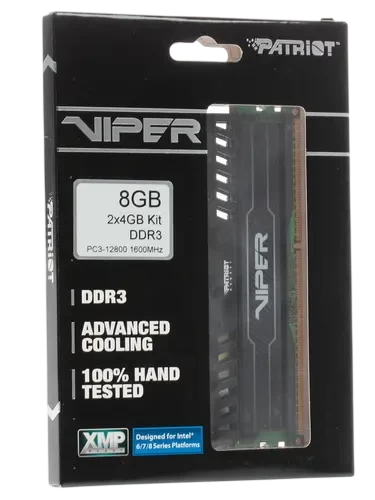 Оперативная память 8 Gb 1600 MHz PATRIOT VIPER 3 (PV38G160C9K)