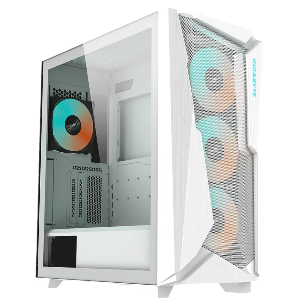 Компьютерный корпус Gigabyte C301 Glass TG White (GB-C301GW)