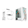 Компьютерный корпус Gigabyte C301 Glass TG White (GB-C301GW)