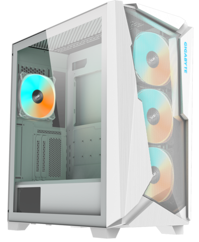 Компьютерный корпус Gigabyte C301 Glass TG White GB-C301GW