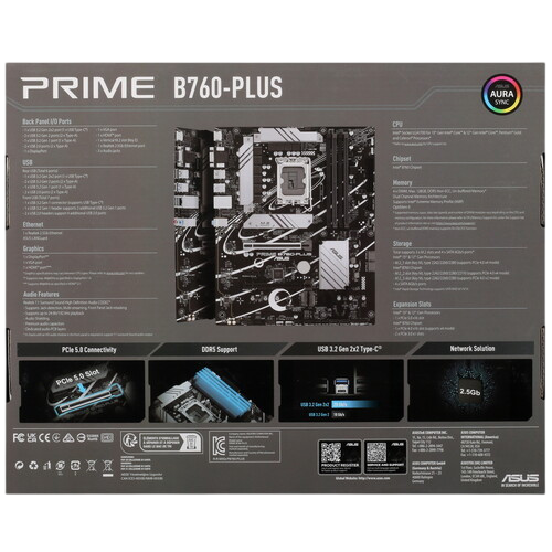Материнская плата ASUS PRIME B760-PLUS (90MB1EF0-M1EAY0)