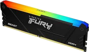 Оперативная память 8 Gb 3200 MHz Kingston FURY Beast RGB XMP Black (KF432C16BB2A/8)