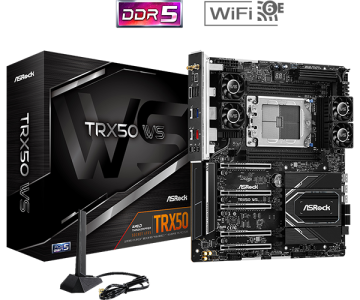 ΠΠ°ΡΠ΅ΡΠΈΠ½ΡΠΊΠ°Ρ ΠΏΠ»Π°ΡΠ° ASRock TRX50 WS WIFI