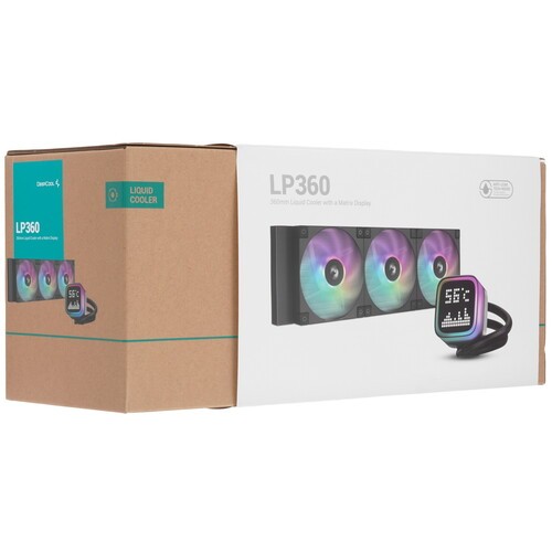 Система жидкостного охлаждения для процессора Deepcool LP360 Black (R-LP360-BKMSNC-G-1)