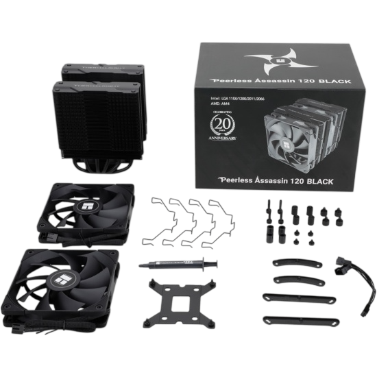 Кулер для процессора Thermalright Peerless Assassin 120 Black (TRPA120B)