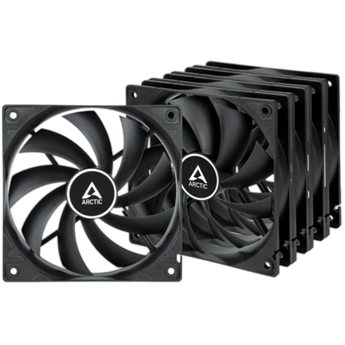 Комплект вентиляторов для корпуса Arctic Cooling F12 Value pack Black (ACFAN00248A)