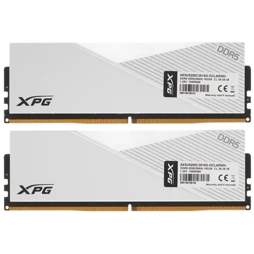 Оперативная память 32 Gb 5200 MHz ADATA XPG LANCER RGB (AX5U5200C3816G-DCLARWH)
