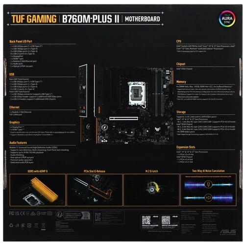Материнская плата ASUS TUF GAMING B760M-PLUS II (90MB1HD0-M0EAY0)