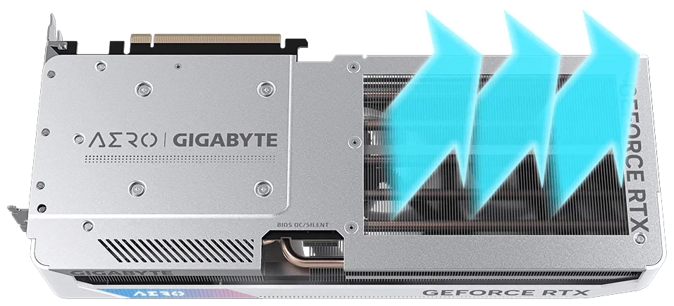 Видеокарта GIGABYTE (GV-N407TAERO OC-12GD) GeForce RTX 4070 Ti 12GB AERO OC