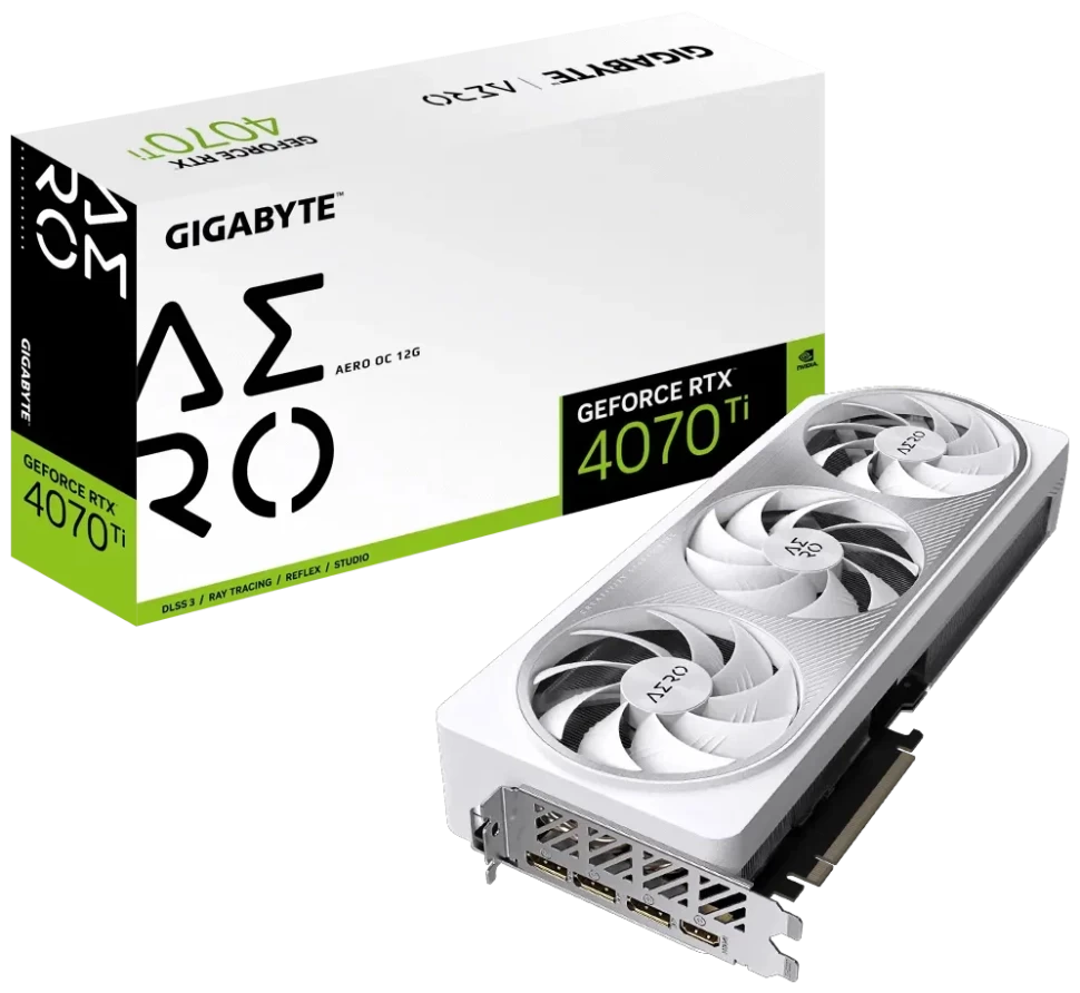 Видеокарта GIGABYTE (GV-N407TAERO OC-12GD) GeForce RTX 4070 Ti 12GB AERO OC