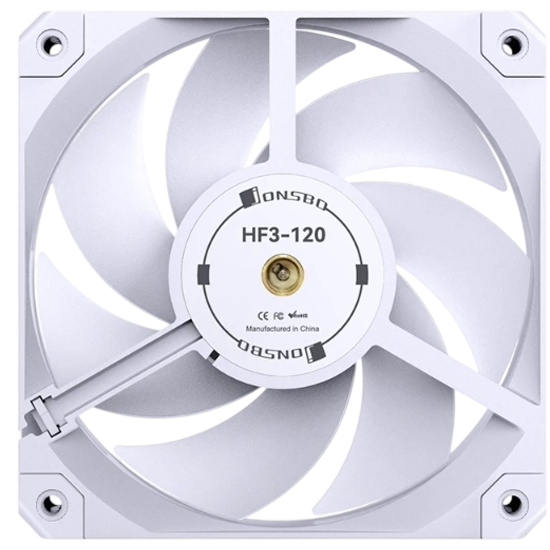 Вентилятор для корпуса JONSBO HF3-120W White