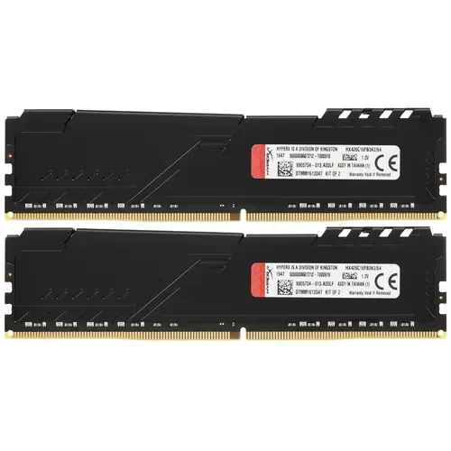 Оперативная память 64 Gb 2666 MHz Kingston HYPERX FURY Black (HX426C16FB3K2/64)