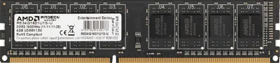 Оперативная память 4 Gb 1600 MHz AMD R3 VALUE SERIES Black (R534G1601U1S-U)