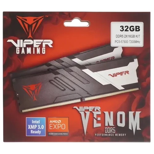 Оперативная память 32 Gb 7200 MHz PATRIOT VIPER (PVV532G720C34K)