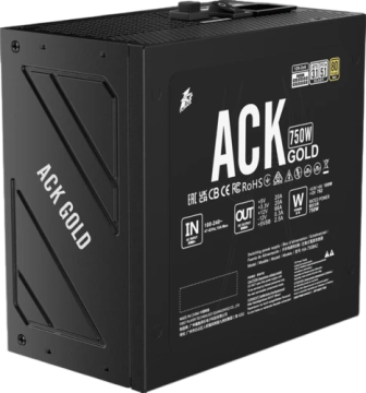 Блок питания 1STPLAYER 750W ACK GOLD Black (HA-750BA2-BK) 16 Pin (PCIe 5.0 Connector Cable Details)