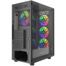 Компьютерный корпус Powercase Mistral EA18 TG ARGB Black (CMAEA18-A4)