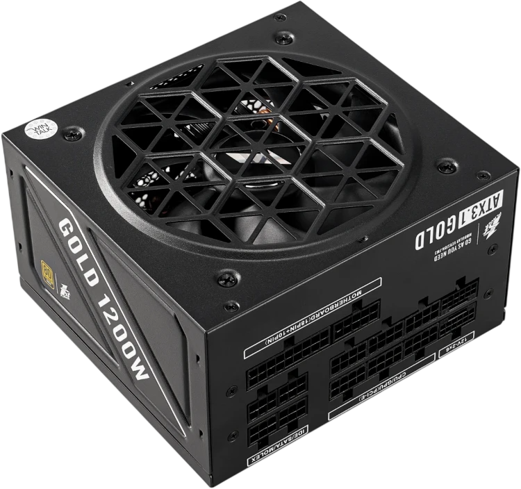 Блок питания 1STPLAYER 1200W NGDP GOLD Black (HA-1200BA4) 16 Pin (PCIe 5.1 Connector Cable Details)
